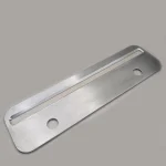 Startrite TA175 & TA275 Table Insert spare part. Silver aluminium part on a grey background