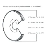 Startrite vertical bandsaw band wheel sizes diagram
