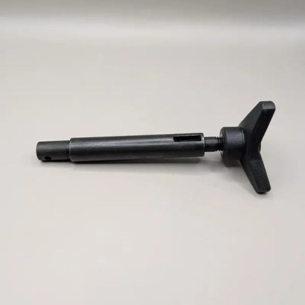 tilt shaft spare for Startrite TA table saws. Includes a plastic hand knob on the threaded side for some models