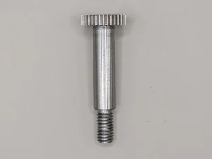 Pinion shaft spare part, used in Startrite rip fences for tilt arbour saws.