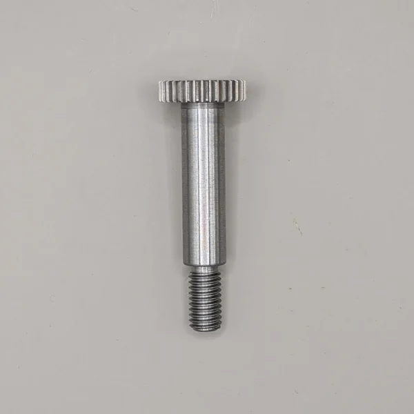 Pinion shaft spare part, used in Startrite rip fences for tilt arbour saws.