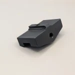 Startrite bandit rip fence clamping bracket. part is black due to chemical blacking process