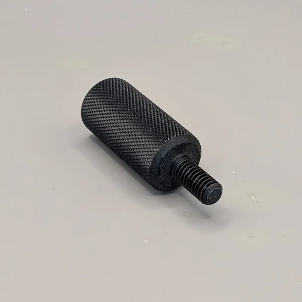 Startrite Bandit & Startrite 12-S Fence Handle. Knurled & black with a threaded end.