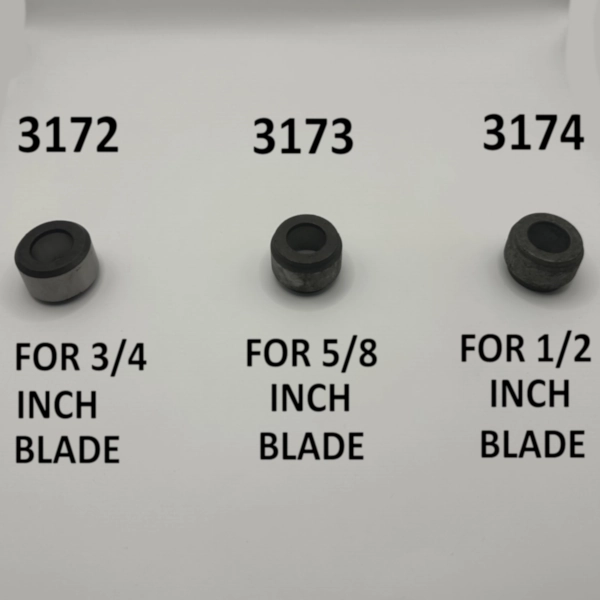 Different size plain rollers for roller style guides