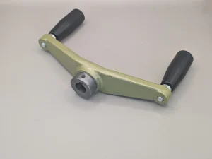 keyed 3 part handle for tilting the blade on some models of startrite tilt arbour saw