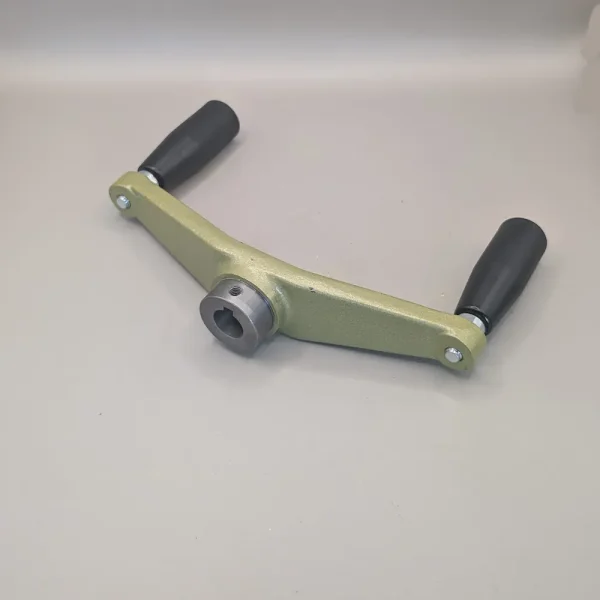 keyed 3 part handle for tilting the blade on some models of startrite tilt arbour saw