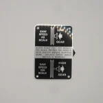 Instruction Plate for Startrite variable speed control panel