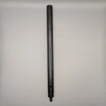 top guide post spare part for the Startrite 352 bandsaw. Top down view. This part accepts the blad guide bracket and guard