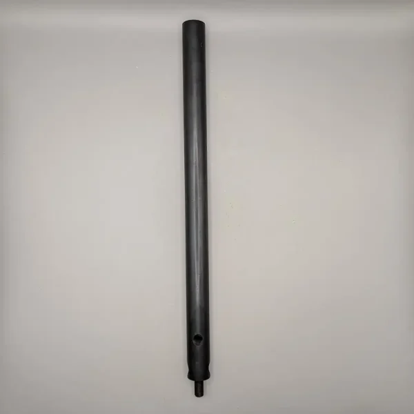 top guide post spare part for the Startrite 352 bandsaw. Top down view. This part accepts the blad guide bracket and guard