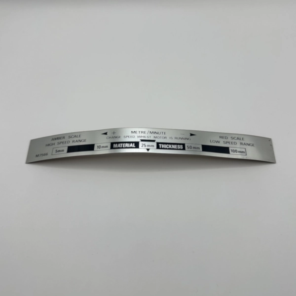 7566/A Metric Speed Plate