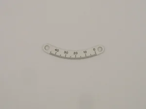 Protractor Scale spare part, for use on the Startrite H200 Fixed Vice Jaw