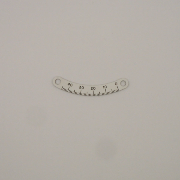 Protractor Scale spare part, for use on the Startrite H200 Fixed Vice Jaw