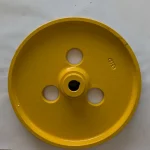 Tension wheel fo the Startrite H330 & HB330 horizontal bandsaws. Painted yellow