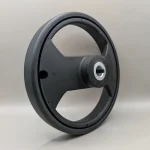 backside view of the tensioning handwheel for Startrite HB bandsaws