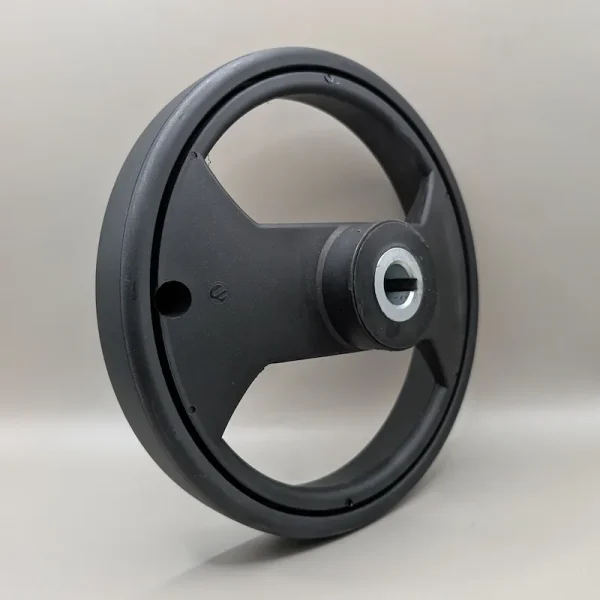 backside view of the tensioning handwheel for Startrite HB bandsaws