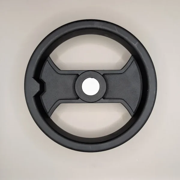 Top down view of tensioning handwheel for Startrite HB bandsaws.