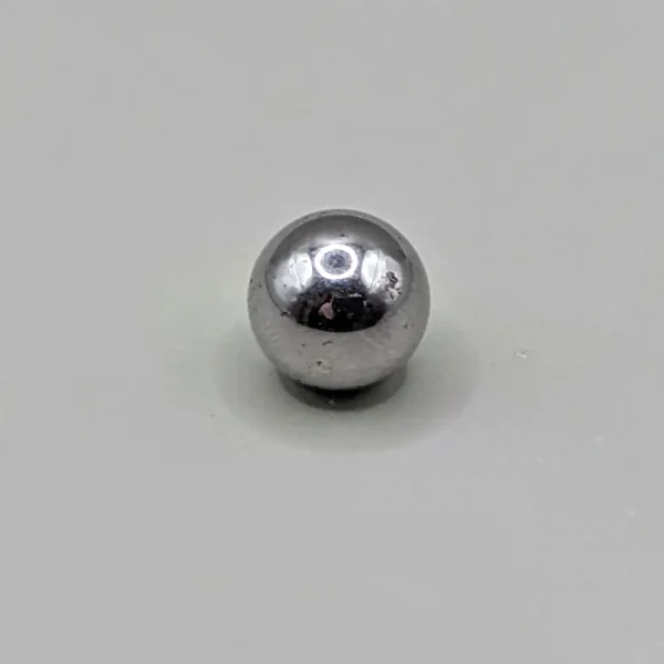 steel ball, used in the Startrite manual hydraulic cylinder assembly