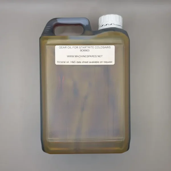 Gear Oil for Startrite Cold Saws, Including CFG250, CF275, CF315 & CF350. Comes in 2.5L