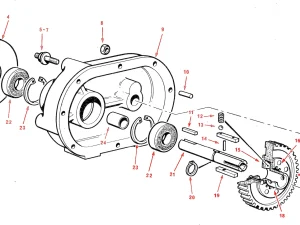 10 SPEED GEARBOX OUTPUT - Bandit & 12-S (10 SPEED ONLY)