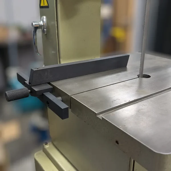 startrite bandit ripfence, attached to a startrite bandit bandsaw