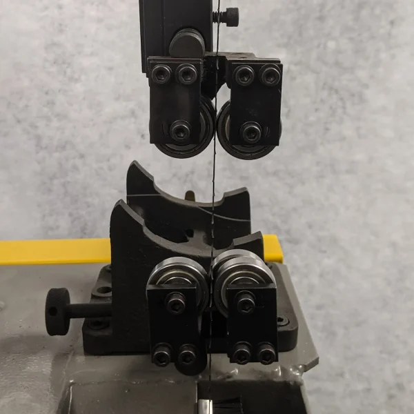 2 Complete Combination Blade Guide Assemblies for the Startrite V T, R & S bandsaws. These guides can be angled at 45 degrees to give you a deeper effective throat size.