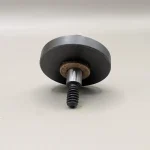 Startrite thrust roller for woodworking blade guides, behind view