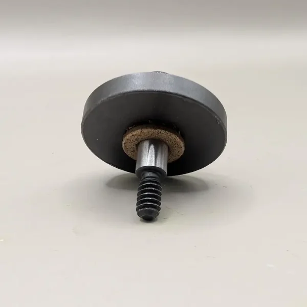 Startrite thrust roller for woodworking blade guides, behind view