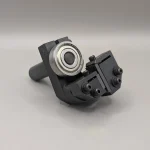 Startrite upper universal blade guide assembly, showing guide holders, guide inserts, thrust bearing & stem.