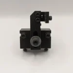 Startrite Solid Insert Blade Guide Lower Holder Assembly, suitable for the V, T, R & model bandsaws. Does Not include the solid insert itself.