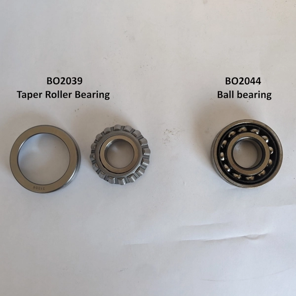 BO2039 & BO2044 2 BO2039 Taper Roller Bearing & BO2044 Ball Bearing