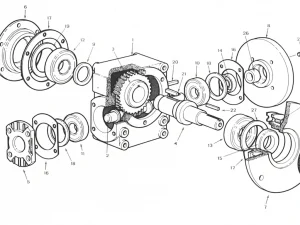 LENZE WORM GEARBOX - H250/H280/H330