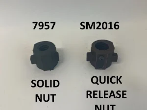 Solid nut and quick release nut options for manual vices on Startrite H250, H280 & H330 bandsaws