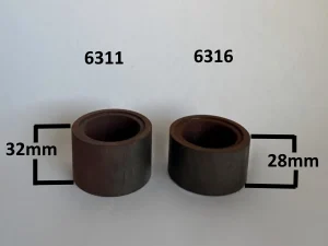 6311 32mm wide spacer & 6316 28mm wide spacer