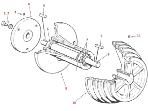 5 SPEED PULLEY HOUSING (STARTRITE FIVE SPEED ONLY)