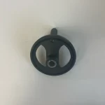 5" PLASTIC HANDWHEEL C/W SIDE HANDLE. 5/8" BORE. 3/16 KEYWAY
