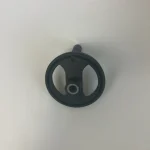5" PLASTIC HANDWHEEL C/W SIDE HANDLE. 16MM BORE. NO KEYWAY