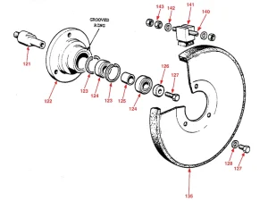 BANDWHEEL HUB (FIXED) - Startrite V/T/R/S