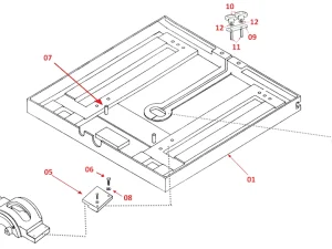 FIXED TABLE & CRADLE – MARK 2 (LATE VERSION)