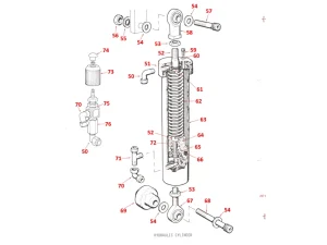 HYDRAULIC CYLINDER (AUTO ONLY) - H250/H280/H330