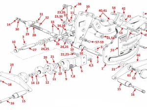APRON – BLADE HEIGHT & TILT MECHANISM - TA 300 PS