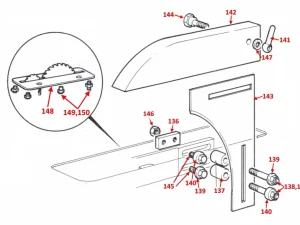 BLADE GUARD & RIVING KNIFE - TA1250