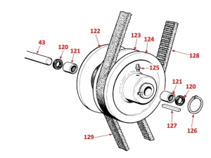 EXPANDING PULLEY - VARIABLE SPEED