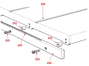 TABLE ASSEMBLY (TA145 ONLY)