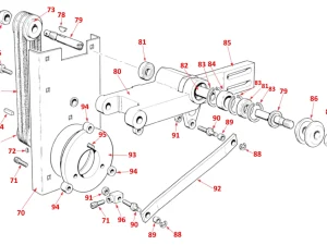SAW SPINDLE ARM & MOTOR PLATFORM - TA145/TA165