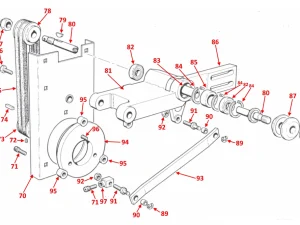 SPINDLE ARM & MOTOR PLATFORM - TA 255