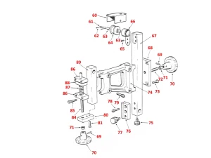 TOP BRACKET - 18" & 24" ONLY - Startrite V/T/R/S
