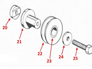 CHAIN TENSIONER ASSEMBLY - V500