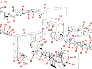 GEARBOX INPUT & GEAR SHIFT ASSEMBLY - V500