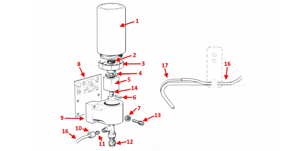 GRAVITY FEED COOLANT KIT - V500