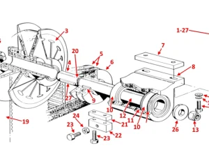 LAYSHAFT & SIMPLATROLL PULLEY - V500